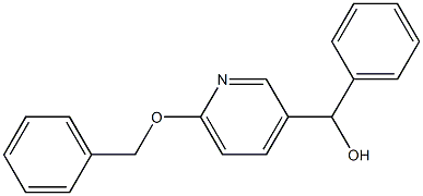 (6-Benzyloxy-pyridin-3-yl)-phenyl-methanol Structure