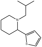 1-Isobutyl-2-thiophen-2-yl-piperidine 구조식 이미지