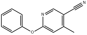 4-Methyl-6-phenoxy-nicotinonitrile 구조식 이미지