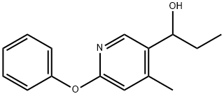 1-(4-Methyl-6-phenoxy-pyridin-3-yl)-propan-1-ol Structure