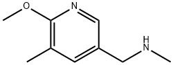 (6-Methoxy-5-methyl-pyridin-3-ylmethyl)-methyl-amine 구조식 이미지