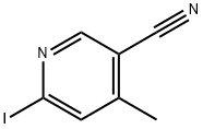 6-Iodo-4-methyl-nicotinonitrile 구조식 이미지