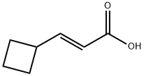 3-cyclobutylacrylic acid 구조식 이미지