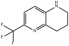 6-(trifluoromethyl)-1,2,3,4-tetrahydro-1,5-naphthyridine Structure