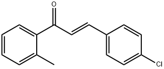 (2E)-3-(4-chlorophenyl)-1-(2-methylphenyl)prop-2-en-1-one 구조식 이미지
