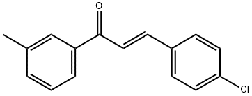 (2E)-3-(4-chlorophenyl)-1-(3-methylphenyl)prop-2-en-1-one 구조식 이미지