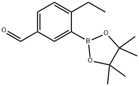 (2-ETHYL-5-FORMYLPHENYL)BORONIC ACID PINACOL ESTER Structure