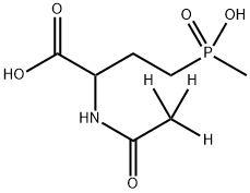 N-Acetyl-d3-glufosinate Structure