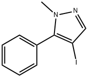 4-iodo-1-methyl-5-phenyl-1H-pyrazole Structure