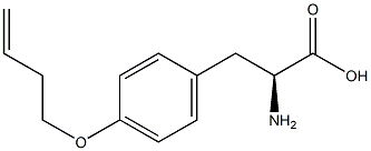 O-3-buten-1-yl-L-Tyrosine Structure