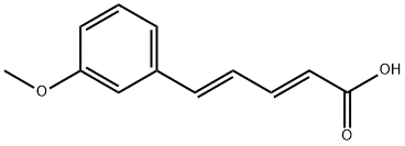 5-(3-METHOXY-PHENYL)-PENTA-2,4-DIENOIC ACID Structure