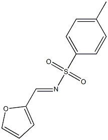 (E)-N-(furan-2-ylmethylene)-4-methylbenzenesulfonamide Structure