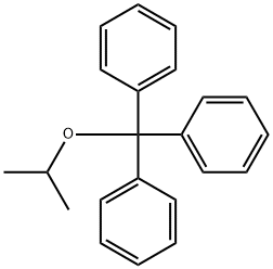 Benzene, 1,1',1''-[(1-methylethoxy)methylidyne]tris- 구조식 이미지