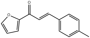 (2E)-1-(furan-2-yl)-3-(4-methylphenyl)prop-2-en-1-one Structure
