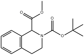 2-TERT-BUTYL 1-METHYL 3,4-DIHYDROISOQUINOLINE-1,2(1H)-DICARBOXYLATE Structure