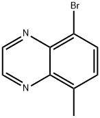 5-Bromo-8-methylquinoxaline Structure