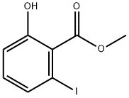 2-Hydroxy-6-iodo-benzoic acid methyl ester 구조식 이미지