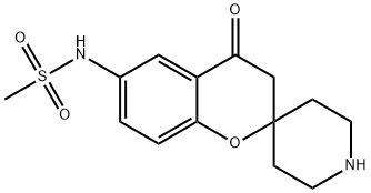 N-(4-oxospiro[chromane-2,4'-piperidin]-6-yl)methanesulfonamide Structure