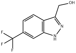 (6-(trifluoromethyl)-1H-indazol-3-yl)methanol Structure
