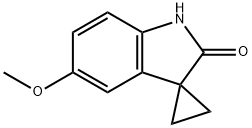 5'-Methoxy-1'H-spiro[cyclopropane-1,3'-indole]-2'-one 구조식 이미지