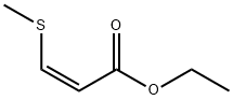 ETHYL 3-(METHYLTHIO)-CIS-2-PROPENOATE Structure