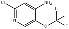 2-Chloro-5-trifluoromethoxy-pyridin-4-ylamine 구조식 이미지