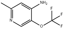 4-Amino-2-methyl-5-(trifluoromethoxy)pyridine Structure