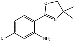 5-chloro-2-(4,4-dimethyl-4,5-dihydrooxazol-2-yl)aniline Structure