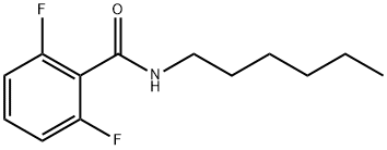 2,6-Difluoro-N-n-hexylbenzamide, 97% Structure