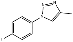 1-(4-fluorophenyl)-4-methyl-1H-1,2,3-triazole Structure