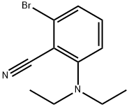2-bromo-6-(diethylamino)benzonitrile 구조식 이미지