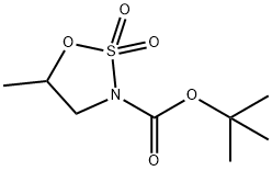 3-Boc-5-methyl-1,2,3-oxathiazolidine 2,2-dioxide 구조식 이미지