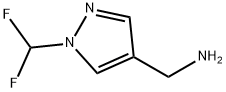 [1-(difluoromethyl)-1H-pyrazol-4-yl]methanamine Structure