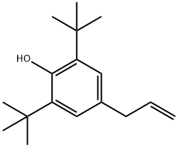 Phenol,2,6-bis(1,1-dimethylethyl)-4-(2- propenyl)- Structure