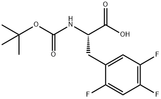 Boc-2,4,5-Trifluoro-DL-Phenylalanine 구조식 이미지