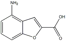 4-Aminobenzofuran-2-carboxylic acid Structure