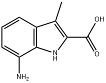 7-amino-3-methyl-1H-indole-2-carboxylic acid Structure