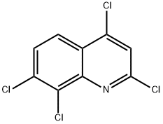 2,4,7,8-Tetrachloro-quinoline 구조식 이미지