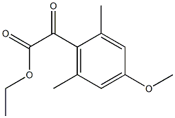 (4-Methoxy-2,6-dimethylphenyl)oxo-acetic acid ethyl ester Structure