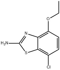 7-Chloro-4-ethoxy-benzothiazol-2-ylamine 구조식 이미지
