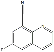 6-Fluoroquinoline-8-carbonitrile Structure