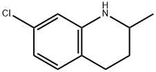 7-Chloro-2-methyl-1,2,3,4-tetrahydro-quinoline 구조식 이미지