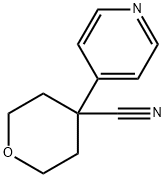 4-(Pyridin-4-yl)oxane-4-carbonitrile Structure