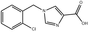 1-(2-Chlorobenzyl)-1H-imidazole-4-carboxylic acid Structure