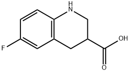 6-Fluoro-1,2,3,4-tetrahydro-quinoline-3-carboxylic acid Structure