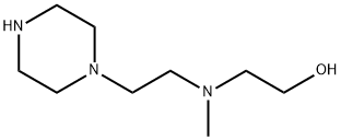 2-(N-methyl-N-(2-(piperazin-1-yl)ethyl)amino)ethanol Structure