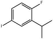 1-Fluoro-4-iodo-2-isopropyl-benzene Structure