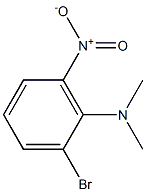 2-Bromo-N,N-dimethyl-6-nitroaniline 구조식 이미지