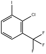 2-Chloro-1-iodo-3-(trifluoromethyl)benzene Structure