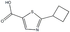 2-Cyclobutylthiazole-5-carboxylic acid Structure